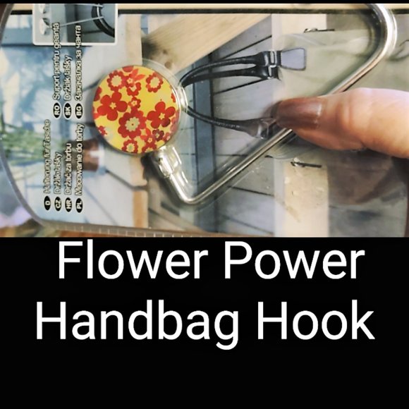 Flower Power Imported Handbag Hook - Picture 6 of 11